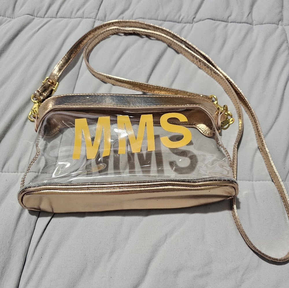 Monogram Crossbody with Rose Gold Accents